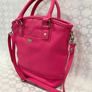 Thirty-One Jewel Hot Pink Handbag with detachable strap